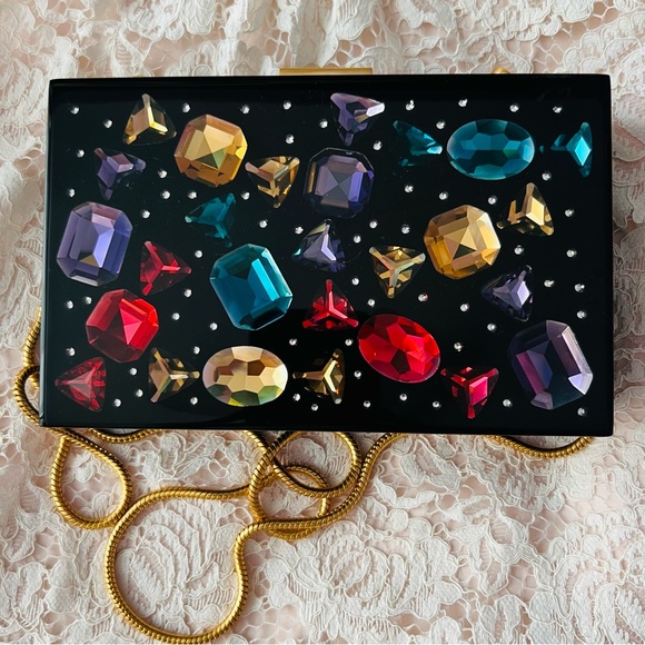 kate spade Handbags - Kate Spade Sweet Treats Candy Wrapper Resin Clutch